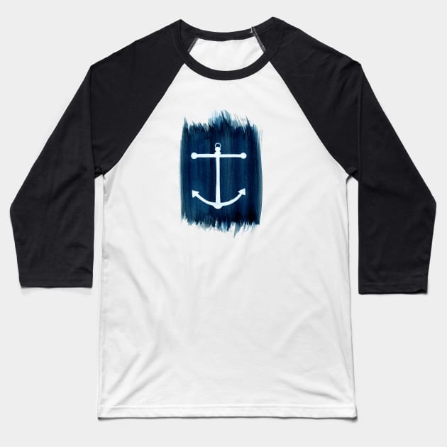 Anchor Baseball T-Shirt by Bridgetdav